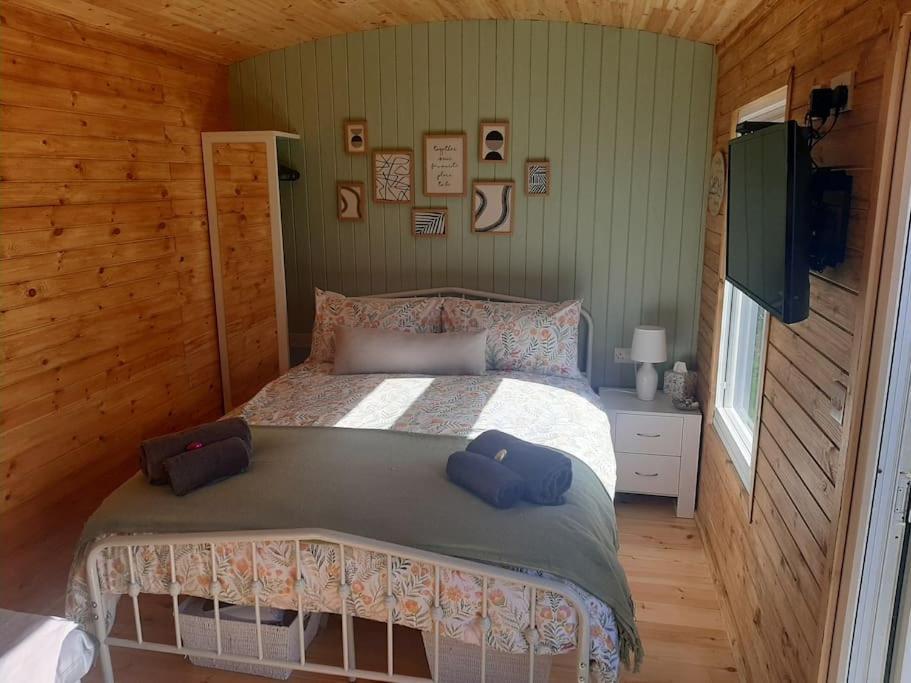 Anglesey New Modern Shepherds Hut With Spa Hot Tub Gwalchmai 외부 사진